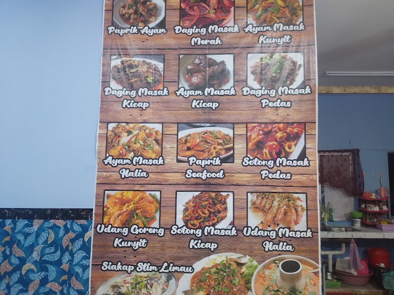 Kedai makan kak liza nur, Pauh tiga beradik, Jalan Tunku Abdul Rahman, Simpang Ampat