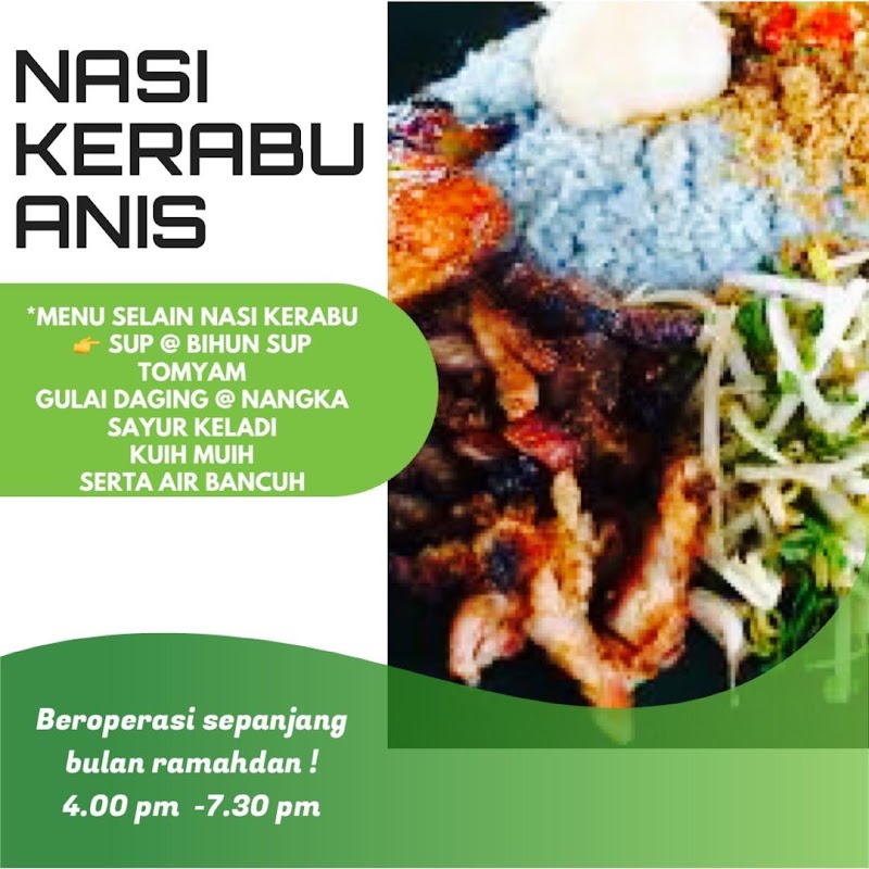 Kedai Nasi Kerabu Anis, K106, Kampung Matang Kenanga, Ayer Hitam
