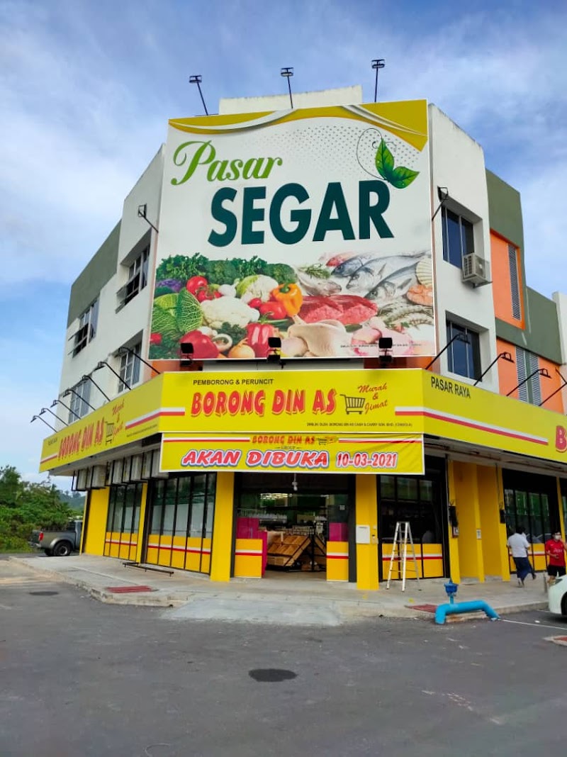 BORONG DIN AS (PAUH BRANCH), No 1,3,5,7,9,11,13,15 & 17, Jalan Pauh, Satu, Pusat Perniagaan Pauh, Kampung Padang Siding, Arau
