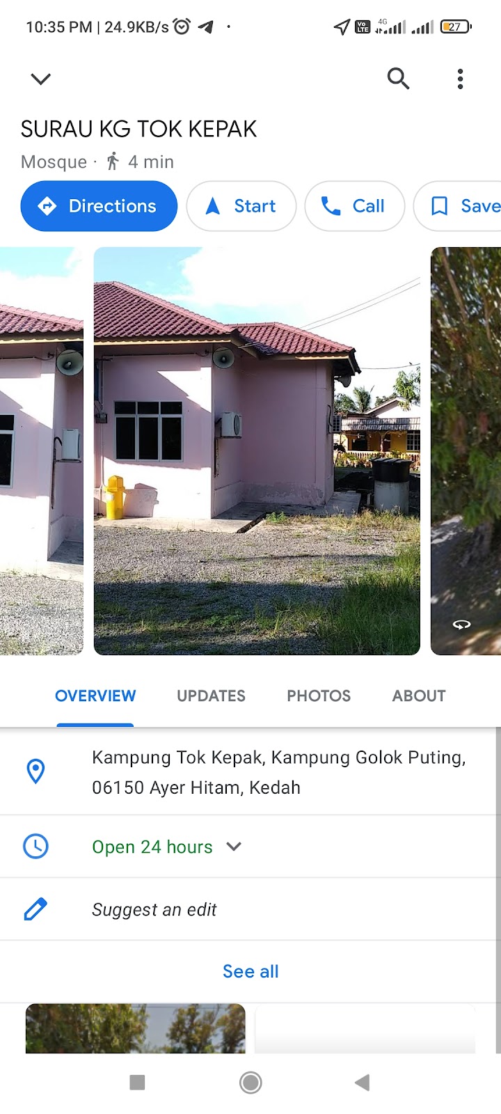 SURAU KG TOK KEPAK, SURAU KG TOK KEPAK, JALAN MEGAT DEWA, Kodiang